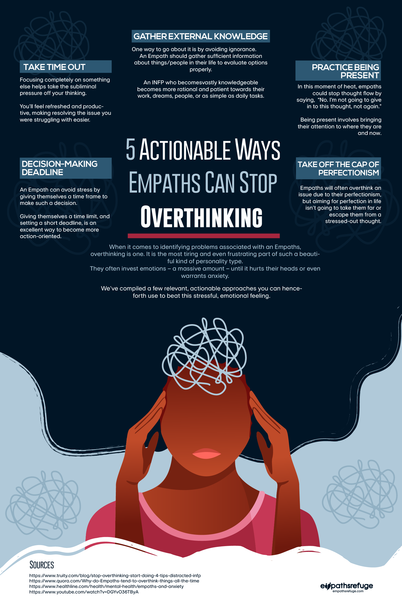 5 Actionable Ways Empaths Can Stop Overthinking