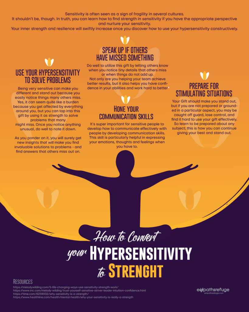 How to Convert Your Hypersensitivity to Strenght